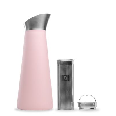 Carafe 1000 ml, rose pastel