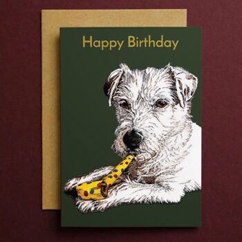 Cartes d'anniversaire pour chien Parson 1