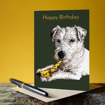 Cartes d'anniversaire pour chien Parson 3