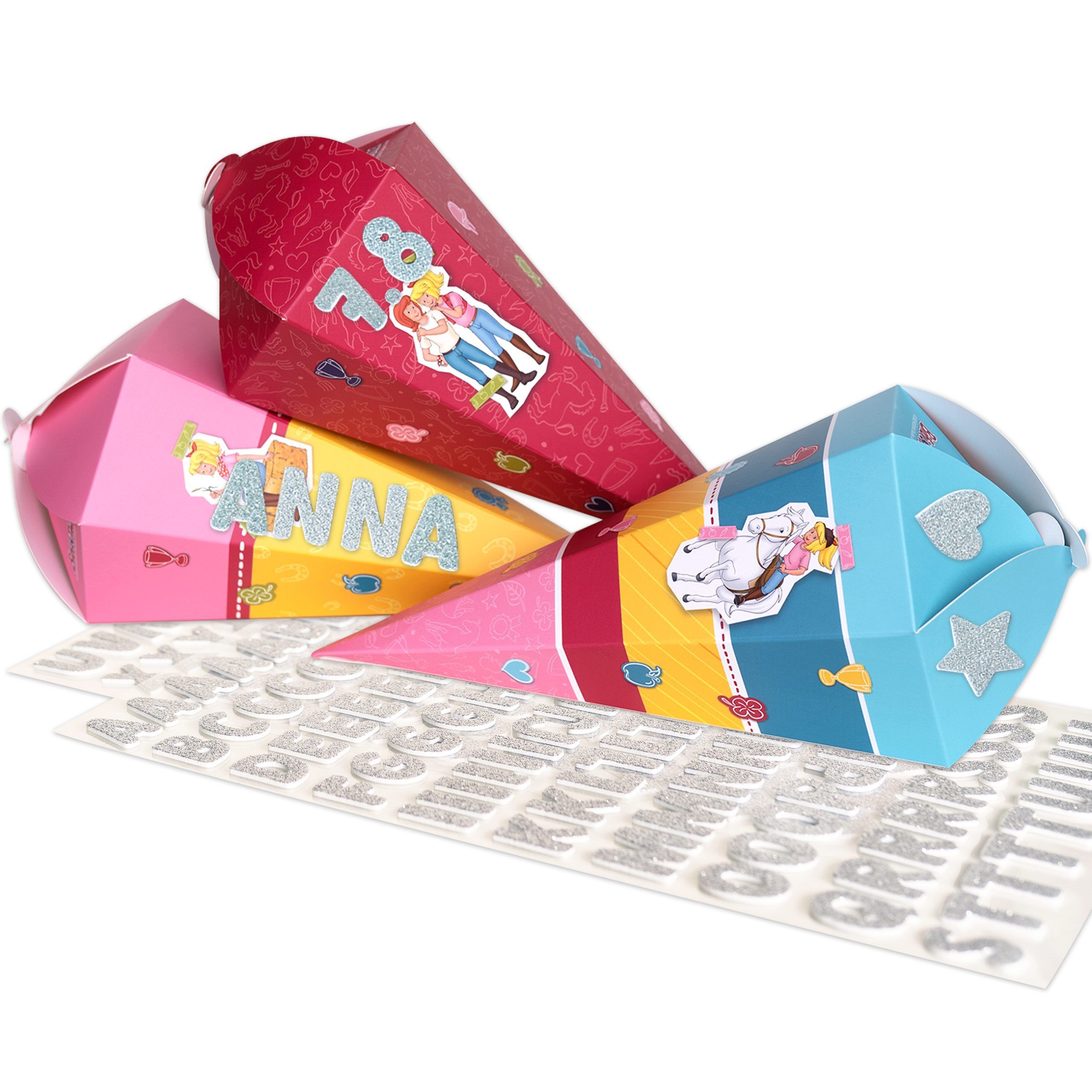 Paper Dragons 3 School Cones - Bibi and Tina