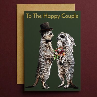 Tarjetas de casados Meercats