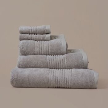 Serviettes de bain en bambou ultra douces - Débarbouillettes, essuie-mains, serviettes de bain, draps de bain 5