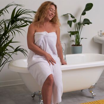 Serviettes de bain en bambou ultra douces - Débarbouillettes, essuie-mains, serviettes de bain, draps de bain 19