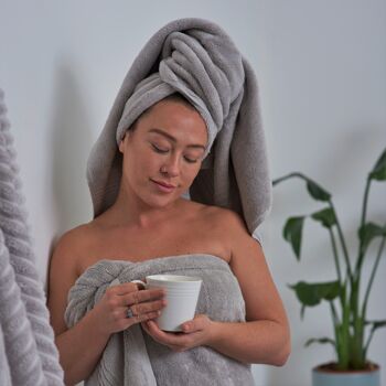 Serviettes de bain en bambou ultra douces - Débarbouillettes, essuie-mains, serviettes de bain, draps de bain 23