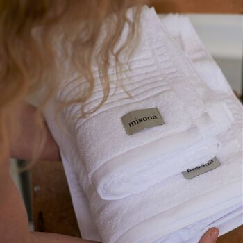Serviettes de bain en bambou ultra douces - Débarbouillettes, essuie-mains, serviettes de bain, draps de bain 25