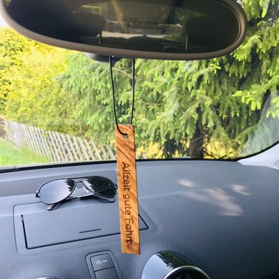 Ambientador colgante para coche en forma de palo de madera de olivo
