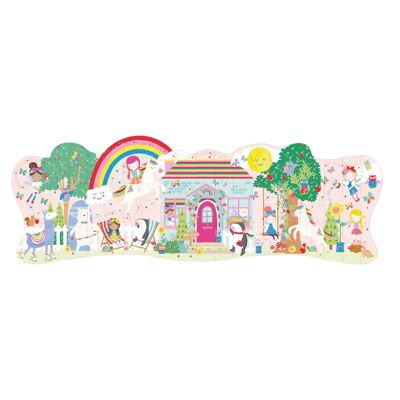 43P6368 60PC Giant floor Puzzle with pop out pieces - Rainbow Fairy