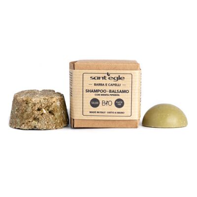 Beard and Mustache, the Solid Organic Shampoo + Conditioner