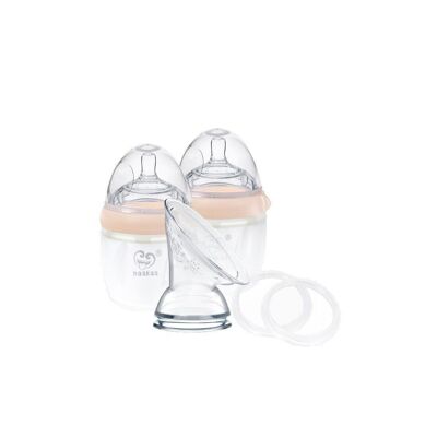 Generation 3 Breast Pump + Bottle Set 160ml - Peach