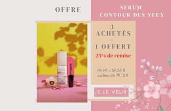 OFFRE 3+1 - SERUM CONTOUR DES YEUX