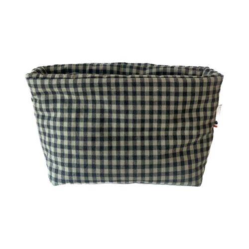 Panier de rangement Léa Vichy Vert