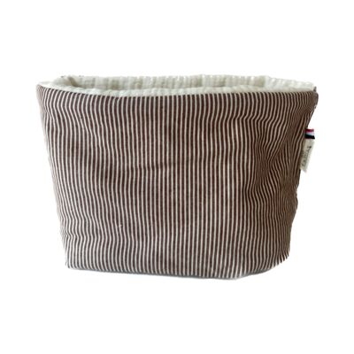 Purple Stripe Léa Storage Basket