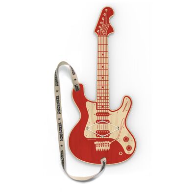 Woodrocker - die smarte Luftgitarre (rot)