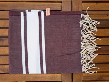 Fouta UBB raisin