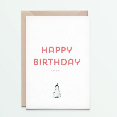 Penguin – Happy birthday