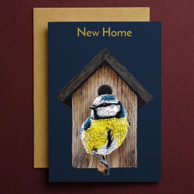 New Home Blue Tit Cards