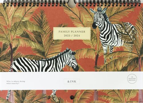 &INK 16 Months family Planner 2023/2024 – Jungle
