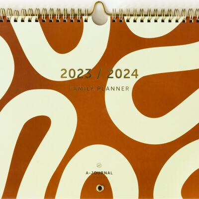 A-Journal Agenda familiar de 16 meses 2023/2024 - Flujo