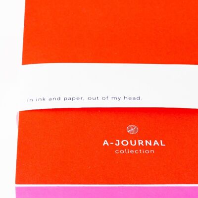 A-Journal Notizblock – Rot