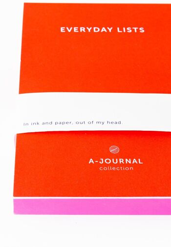 Bloc-notes A-Journal - Rouge 1