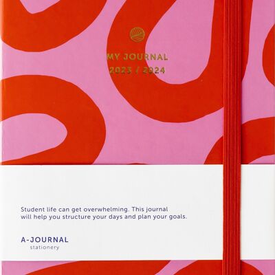 A-Journal Schulkalender 2023/2024 – Flow Pink