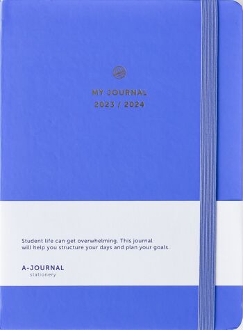 Agenda scolaire A-Journal 2023 / 2024 - Bleu lavande 1