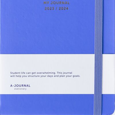 Agenda escolar A-Journal 2023/2024 - Azul lavanda