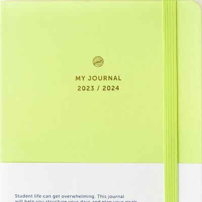 Agenda escolar A-Journal 2023/2024 - Verde lima