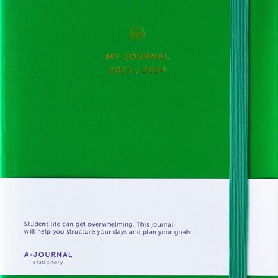 Agenda escolar A-Journal 2023/2024 - Verde brillante
