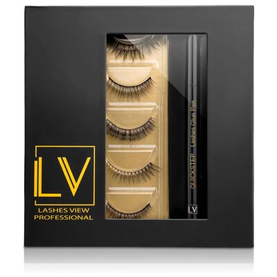 QUICKSTEP EYELASHES NATURAL LOOK 5 PAIRS