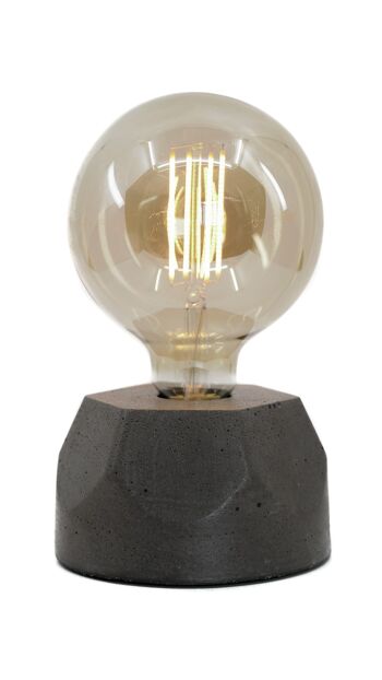 Lampe hexagone anthracite 2