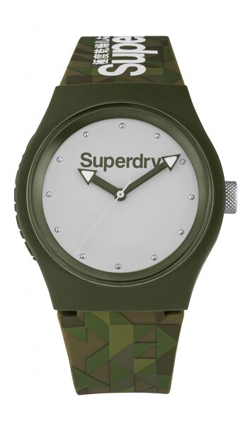 SYG005EP - Montre mixte analogique Superdry - Bracelet silicone - Urban style 1