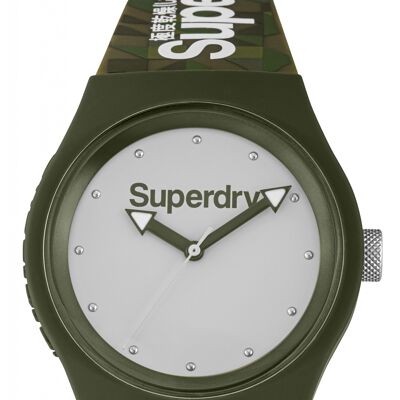 SYG005EP - Reloj analógico unisex Superdry - Correa de silicona - Estilo urbano