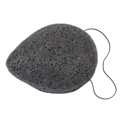 KONJAC SPONGE, "BAMBOO CHARCOAL" (BLACK)