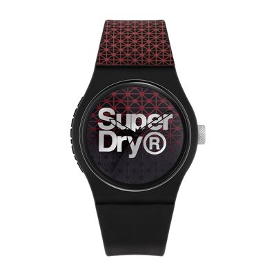 SYG268R - Montre mixte analogique Superdry - Bracelet silicone - Urban Geo Sport