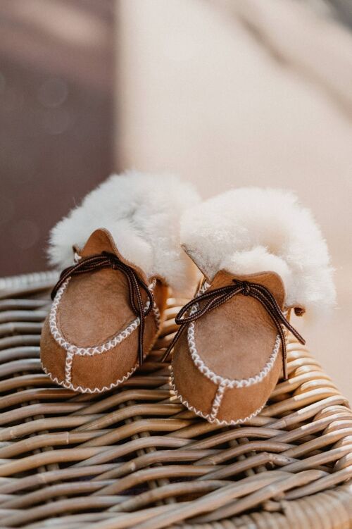 Hailey Sheepskin & Wool Booties