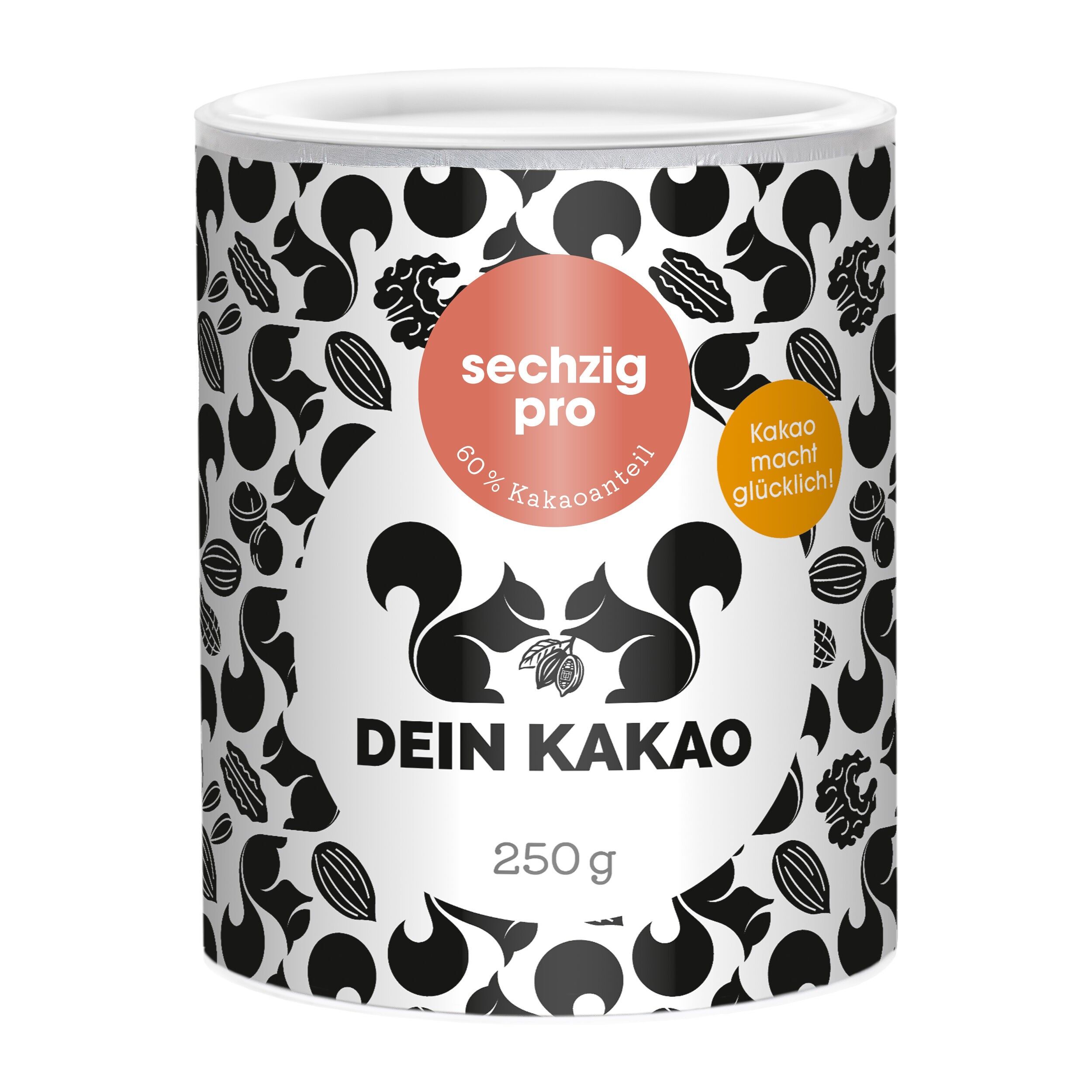 sessanta per polvere di cioccolato biologico | Cacao | organico | vegano | cioccolata calda | giusto | senza glutine | senza zuccheri aggiunti