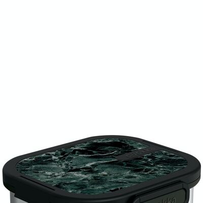 QUOKKA LUNCH BOX STAINLESS STEEL BLACK MARBLE