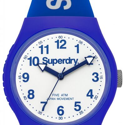 SYG164U Reloj Analógico Unisex Superdry - Correa de Silicona - Urbano