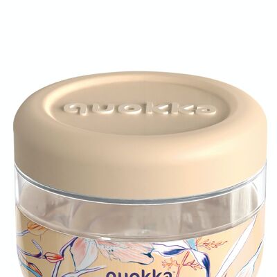 QUOKKA FOOD CONTAINER MS WITH SILICONE COVER VINTAGE FLORAL 770 ML
