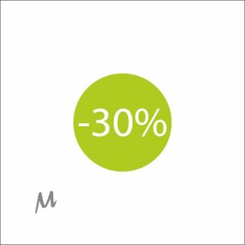 étiquettes de pourcentage de remise | -30% | rouleau de 500 pièces 1