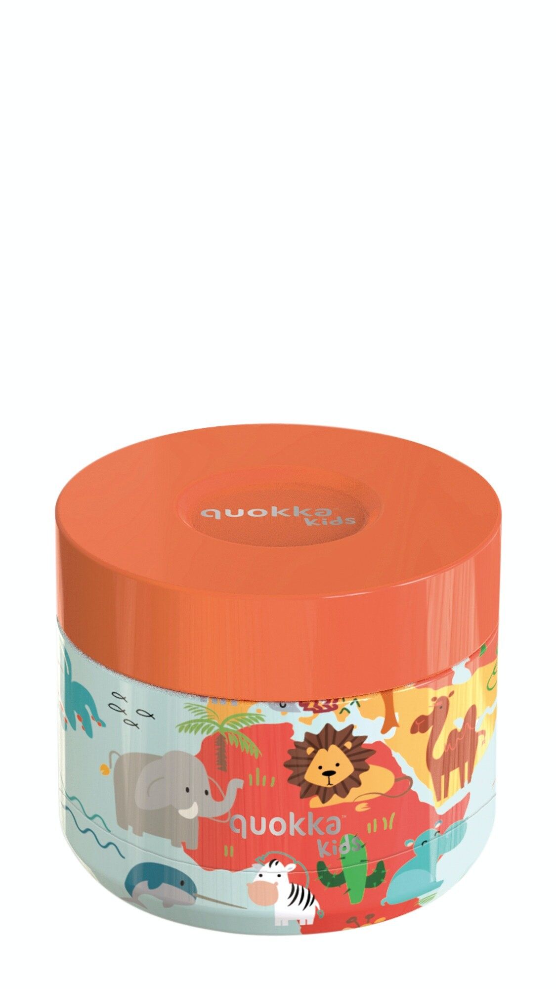 QUOKKA RECIPIENTE COMIDA TERMICO ACERO INOXIDABLE WHIM MAP OF LIFE 369 ML PRSM