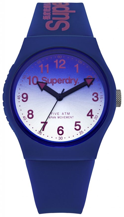 SYG198UU - Montre mixte analogique Superdry - Bracelet silicone - UrbanLaser