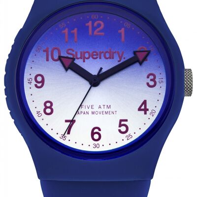 SYG198UU - Superdry Mixed Analogue Watch - Silicone Strap - UrbanLaser