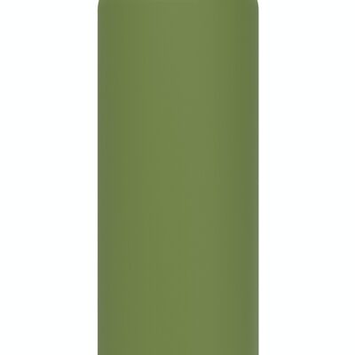QUOKKA STAINLESS STEEL THERMOS BOTTLE SOLID OLIVE GREEN 630 ML