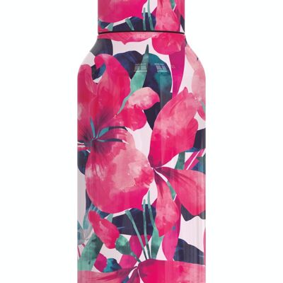 QUOKKA STAINLESS STEEL THERMOS BOTTLE SOLID PINK BLOOM 510 ML