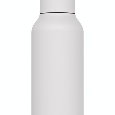 QUOKKA STAINLESS STEEL THERMOS BOTTLE SOLID WHITE 510 ML