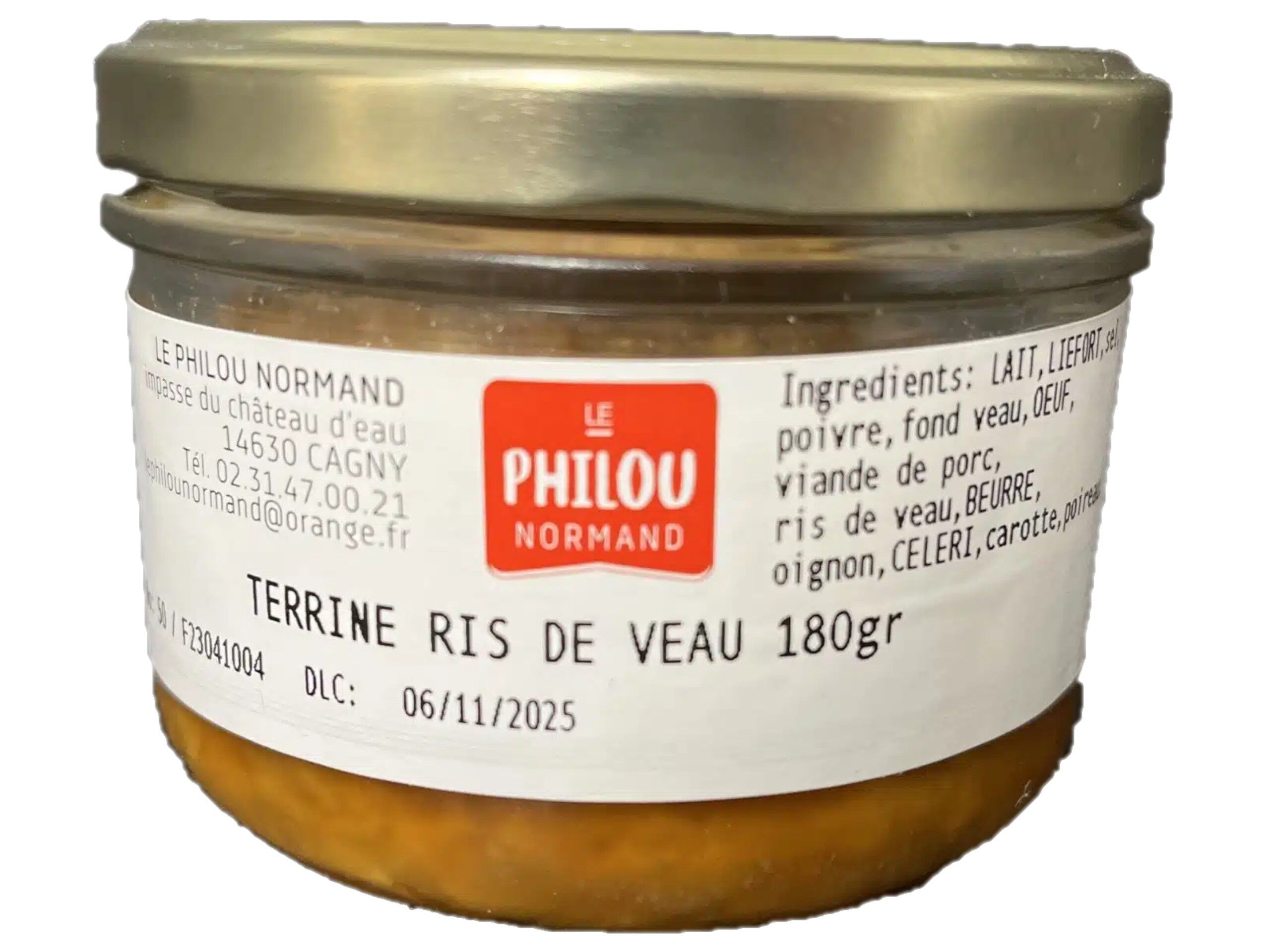 Terrina di animelle di vitello