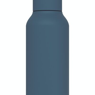QUOKKA STAINLESS STEEL THERMOS BOTTLE SOLID STONE BLUE 510 ML
