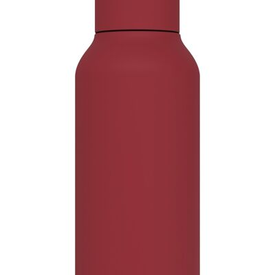 QUOKKA SOLID STAINLESS STEEL THERMOS BOTTLE FIREBRICK RED 510 ML